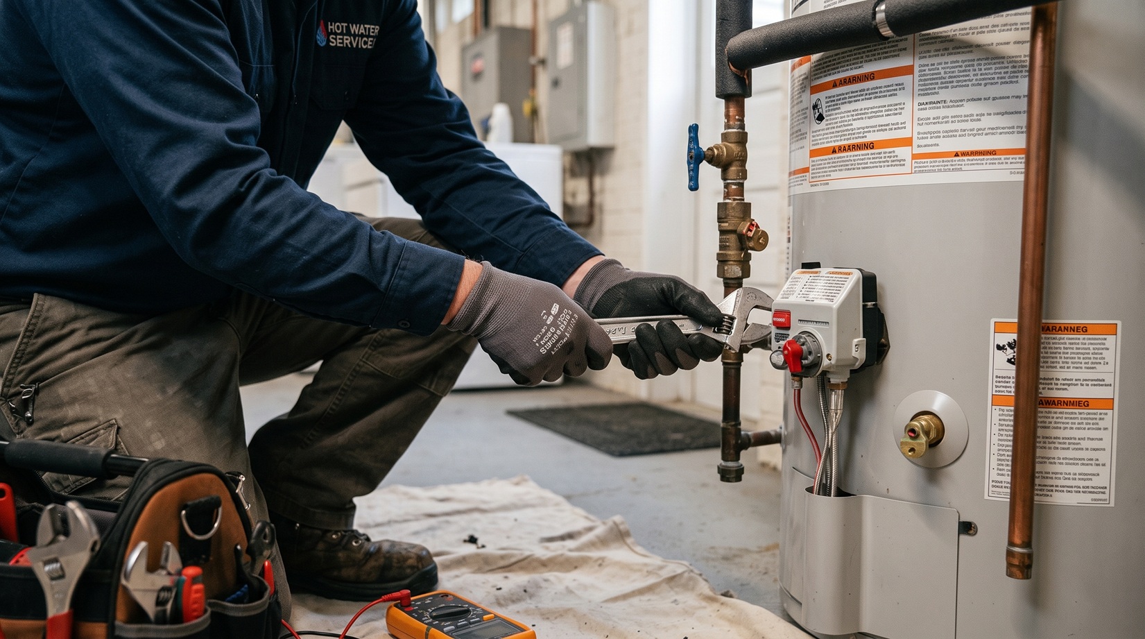 hot water repair services